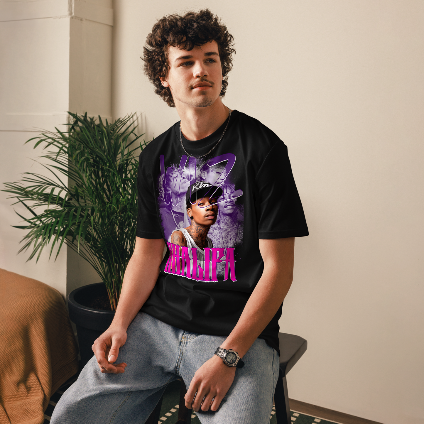 TRICOU CUSTOM WIZ KHALIFA 2 ! REDUCERE