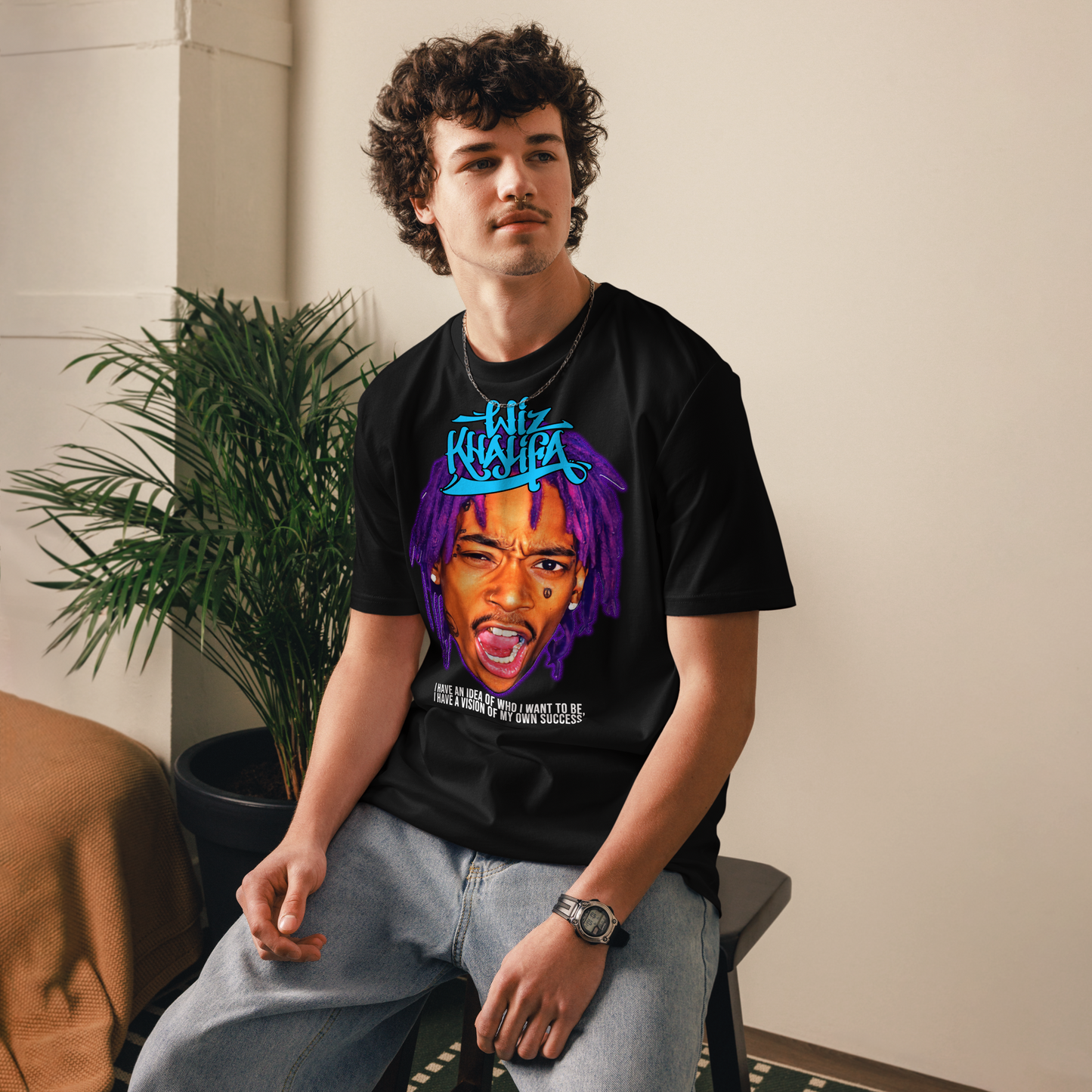 TRICOU CUSTOM WIZ KHALIFA ! REDUCERE
