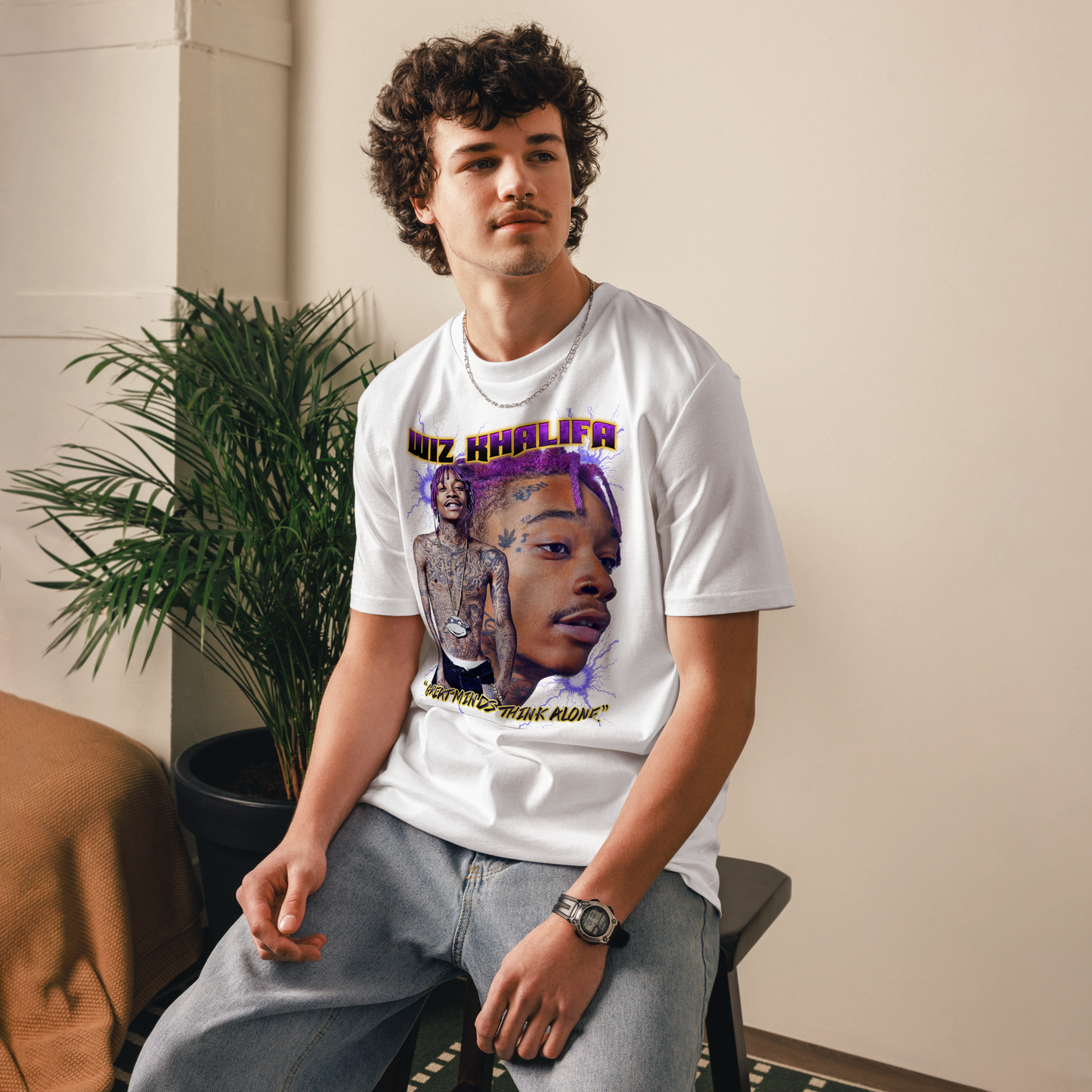 TRICOU CUSTOM WIZ KHALIFA V2 ! REDUCERE