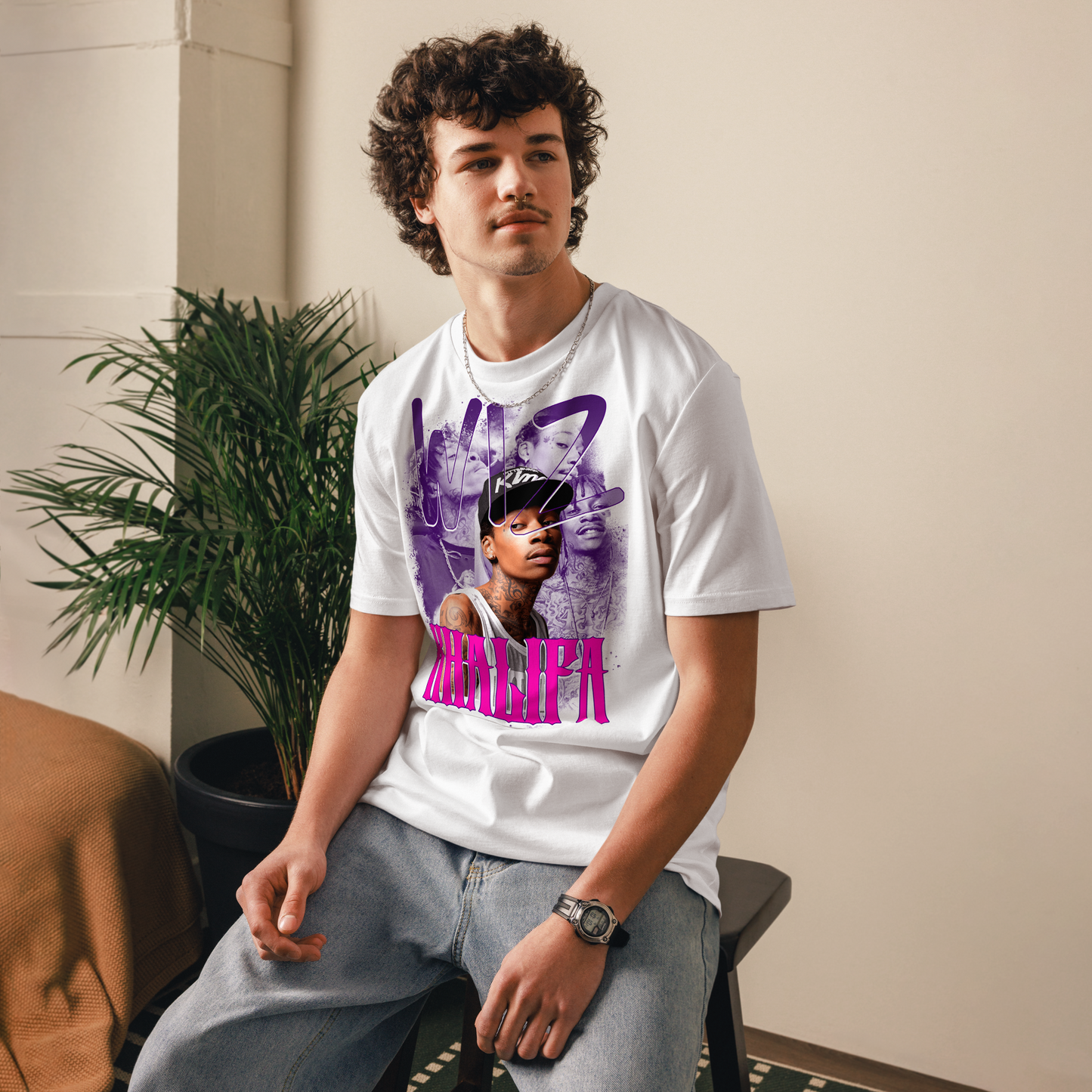 TRICOU CUSTOM WIZ KHALIFA 2 ! REDUCERE