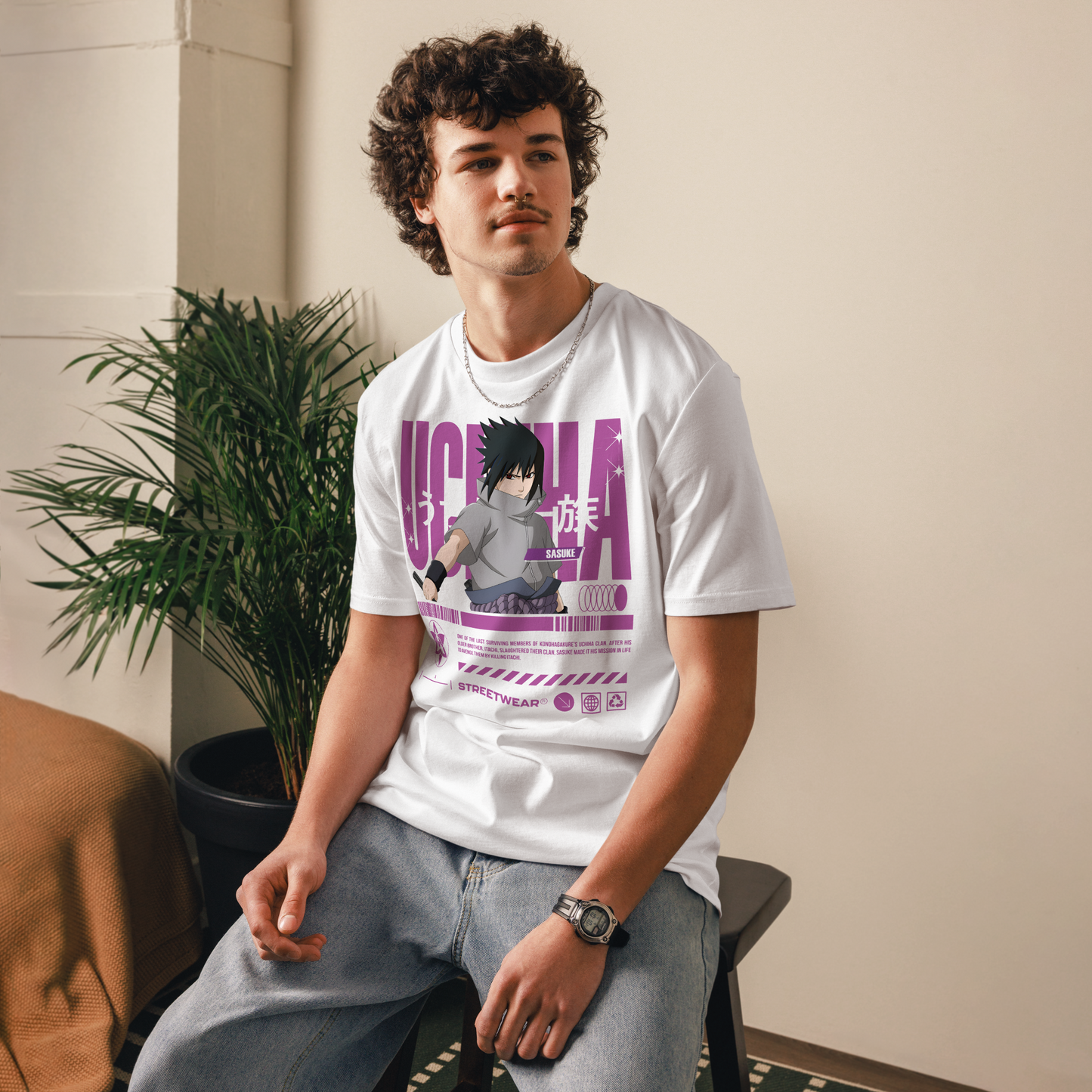 TRICOU CUSTOM ANIME UCHIHA ! REDUCERE