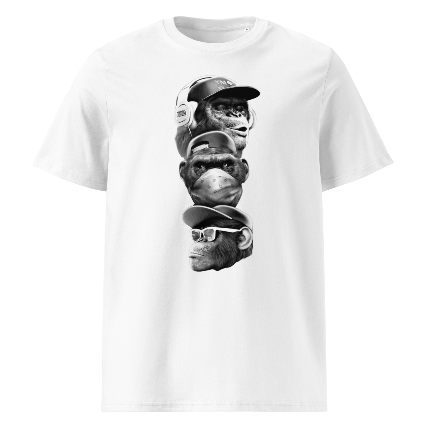 TRICOU CUSTOM STREETWEAR LEGEA CELOR TREI MAIMUTE ! REDUCERE