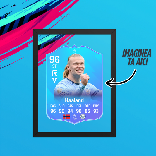 TABLOU CARD FIFA PERSONALIZAT