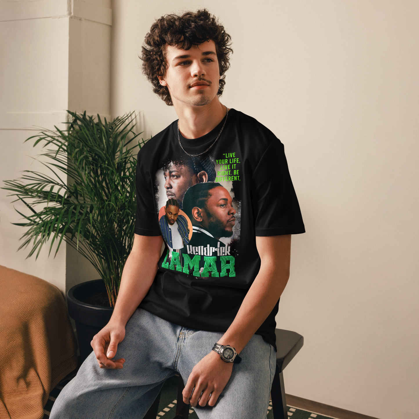 TRICOU CUSTOM KENDRICK LAMAR ! REDUCERE