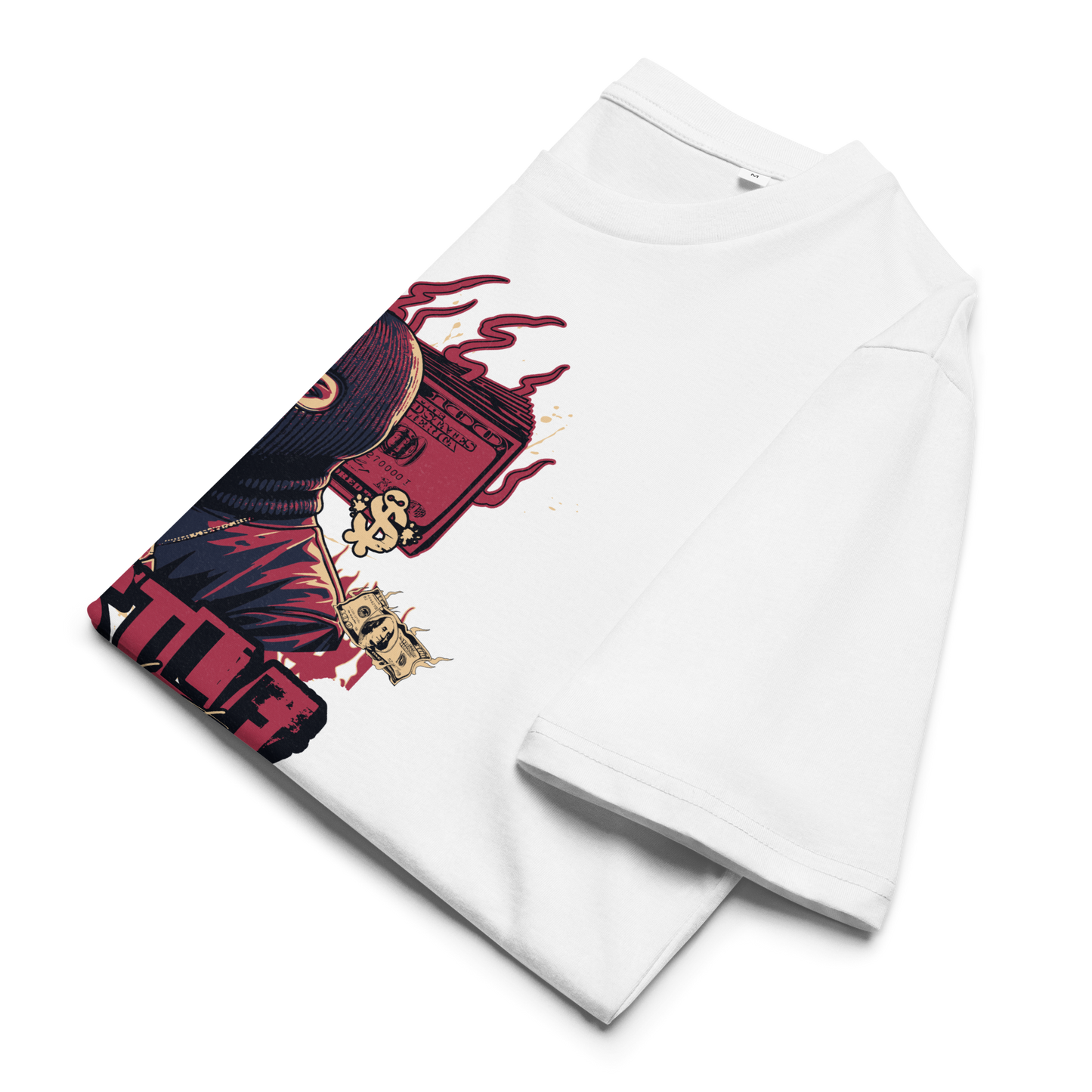TRICOU CUSTOM STREETWEAR HUSTLE ! REDUCERE