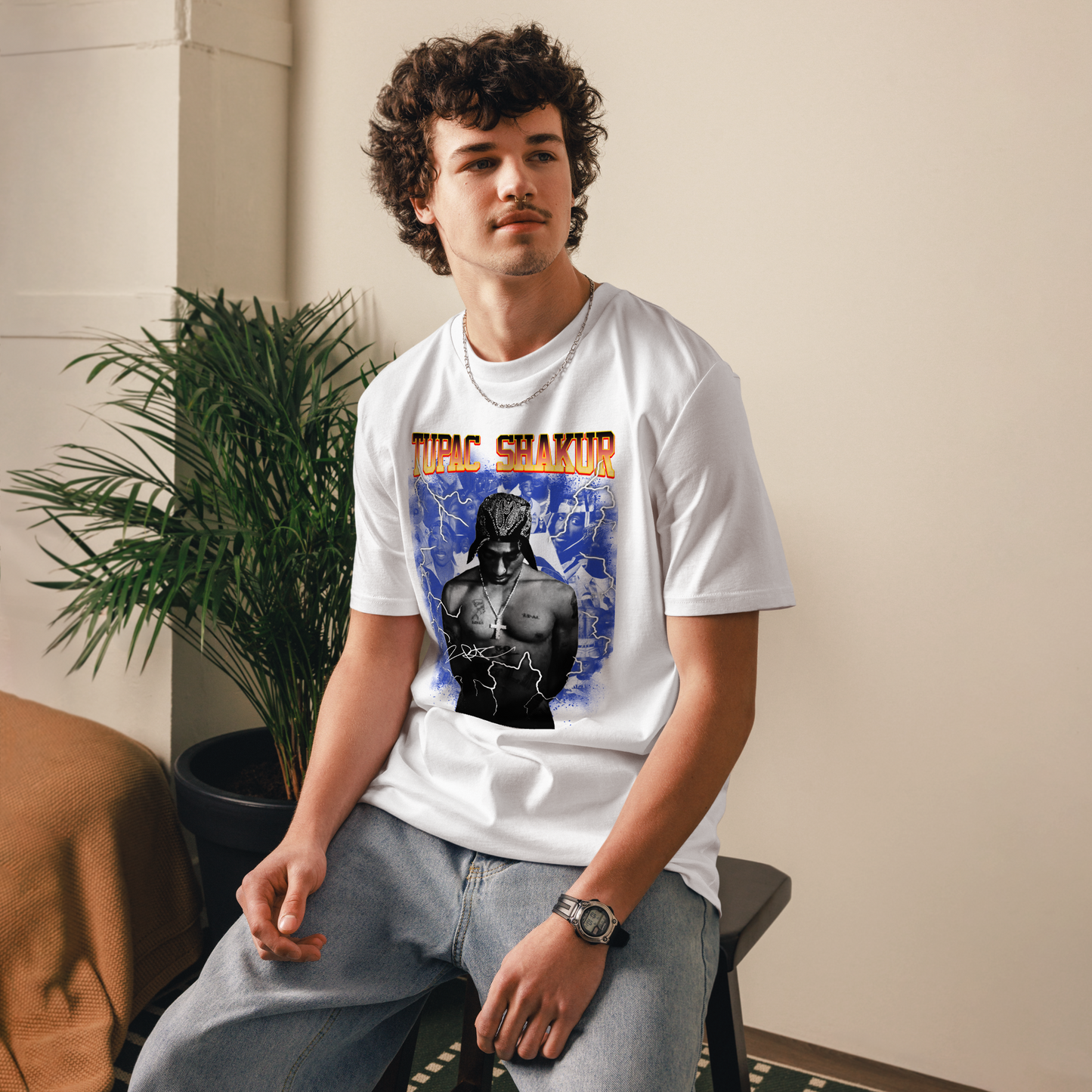 TRICOU CUSTOM TUPAC SHAKUR ! REDUCERE