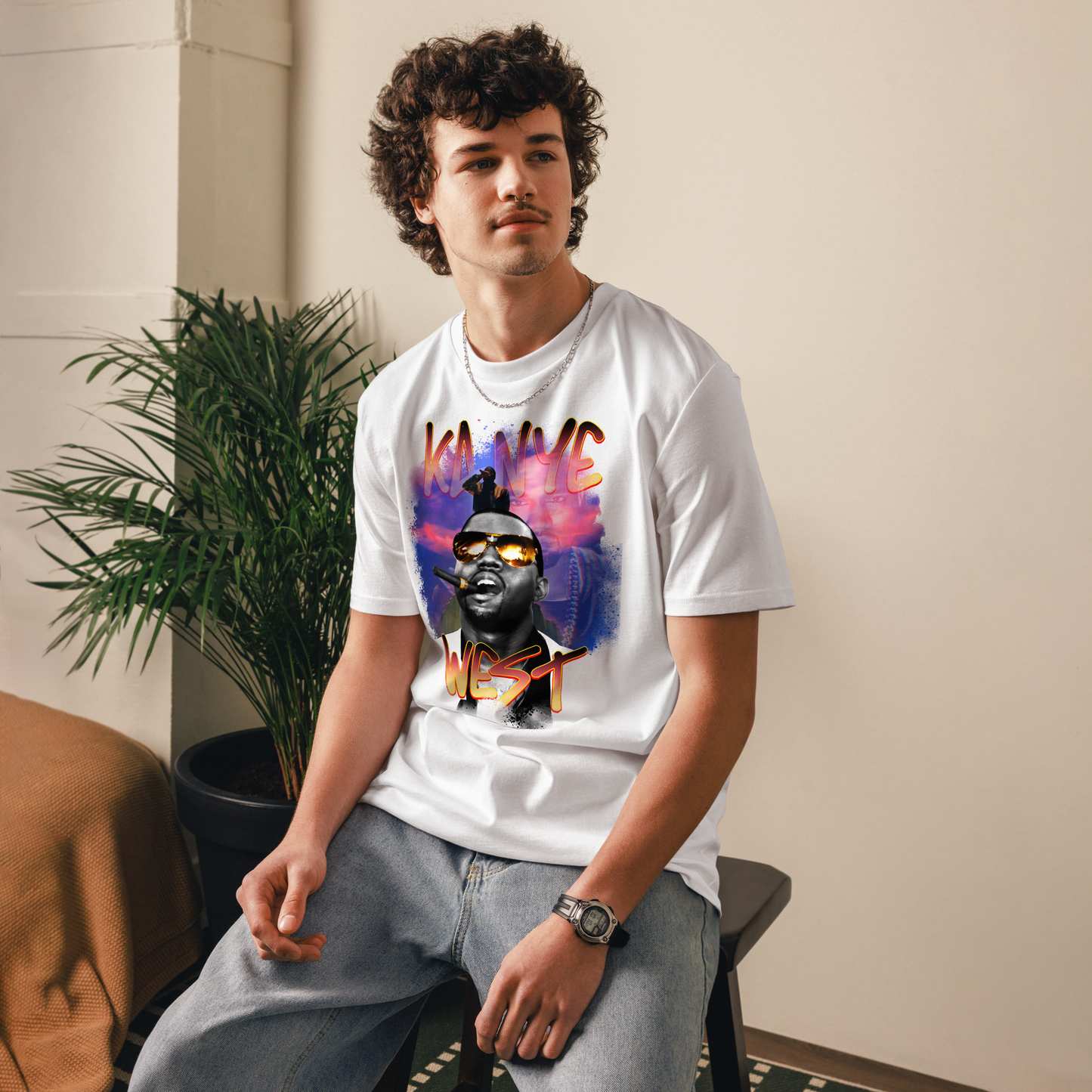 TRICOU CUSTOM KANYE WEST ! REDUCERE