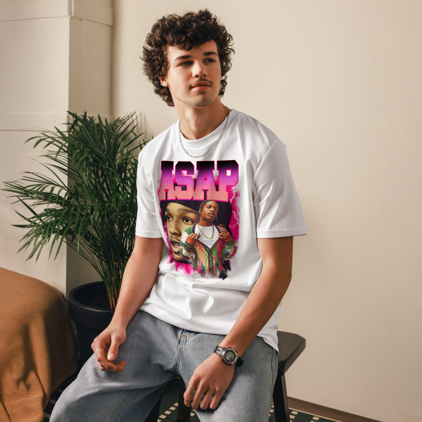 TRICOU CUSTOM ASAP ROCKY ! REDUCERE
