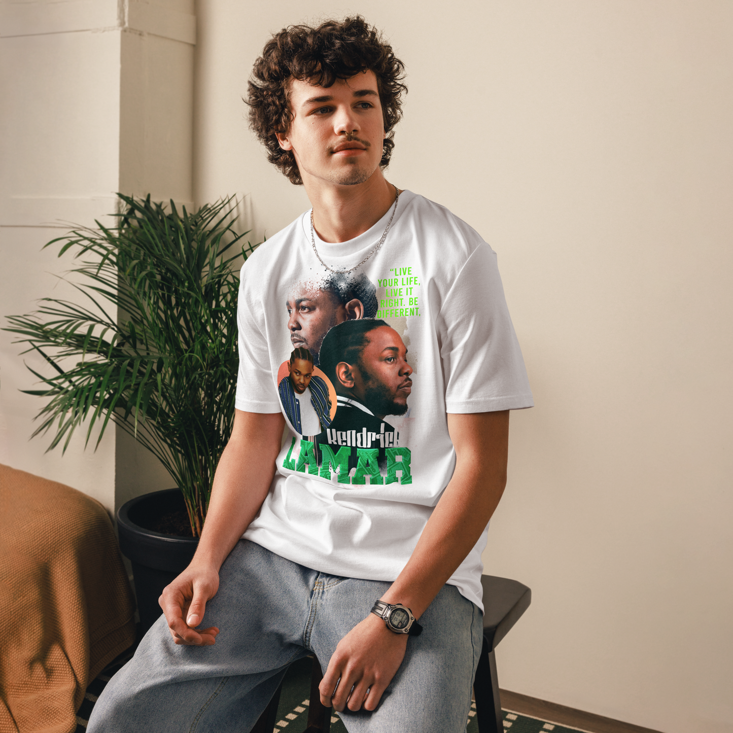 TRICOU CUSTOM KENDRICK LAMAR ! REDUCERE